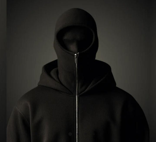 Premium Black Zip-Up Hoodie - Unisex Streetwear